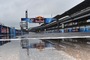 Dunkle Wolken über dem Indianapolis Motor Speedway