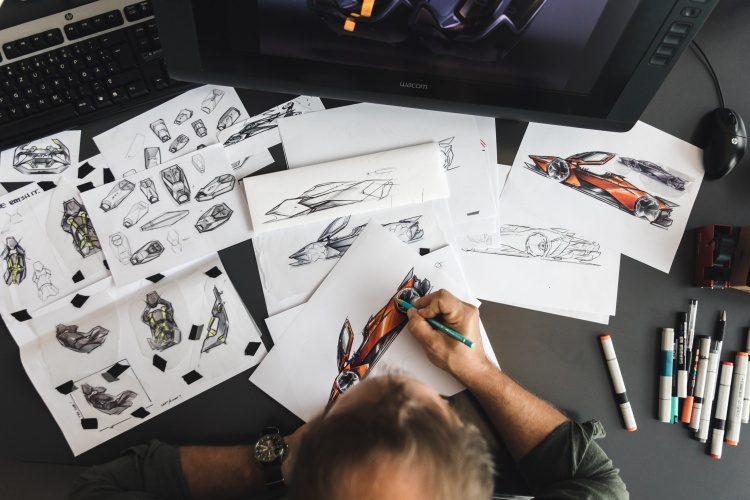 So wurde am Design des KTM X-BOW GT-XR gearbeitet