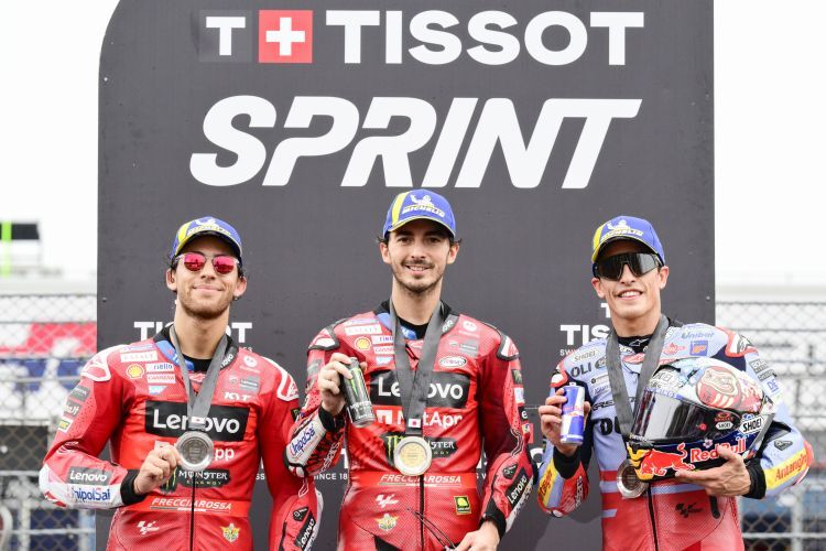 Sprint - Enea Bastianini, Francesco Bagnaia & Marc Márquez