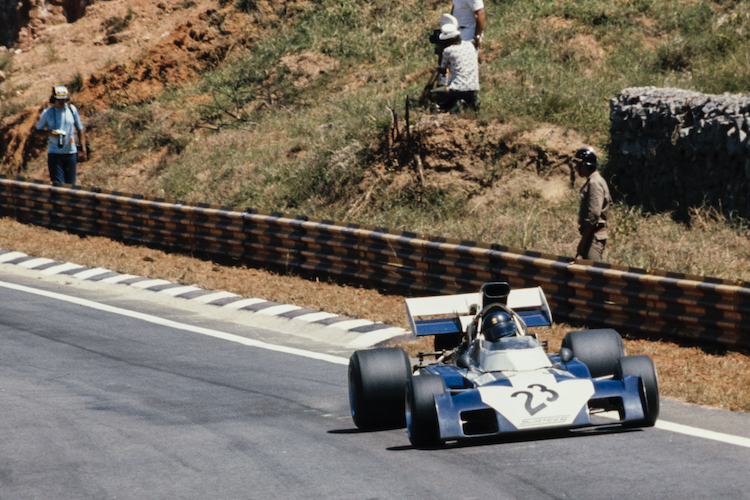 Luiz Bueno mit seinem Surtees in Interlagos 1973