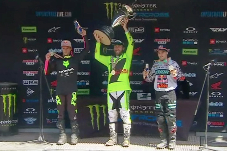 Eli Tomac ist Supercross-Champion 2020 vor Cooper Webb und Ken Roczen