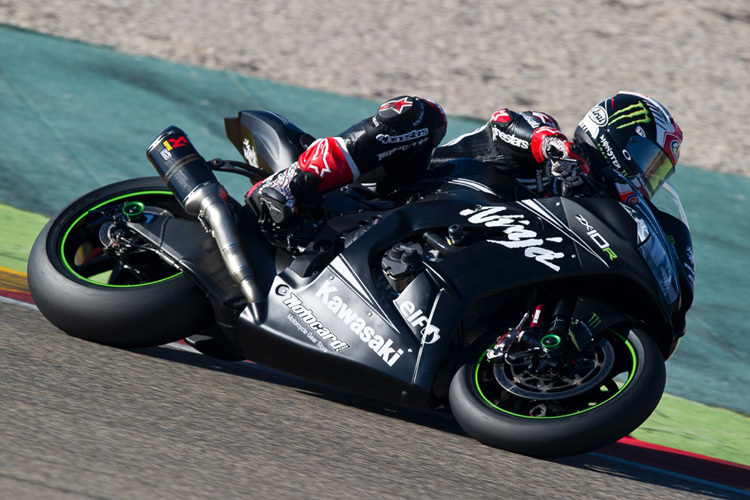 Jonathan Rea im Wintertest-Design