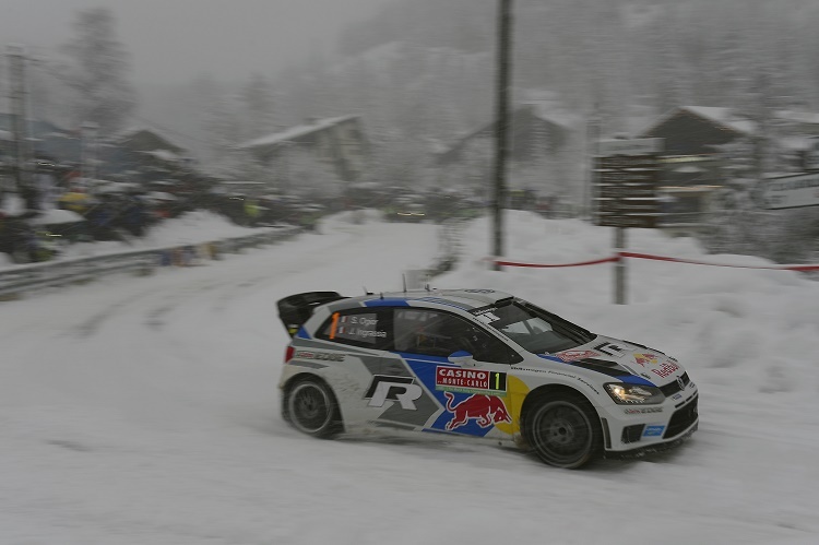 Vorjahressieger Sébastien Ogier auf dem berühmte Col de Turini