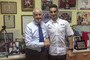 Teamchef Giampiero Sacchi (li.) mit Leandro Mercado