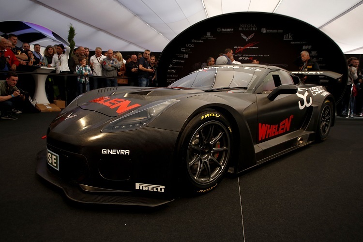 Die wunderschöne Callaway Corvette C7 GT3-R in Whelen-Beklebung