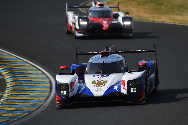 Der Dallara LMP2 von SMP Racing traf bei den 24h von Le Mans auf den Toyota LMP1