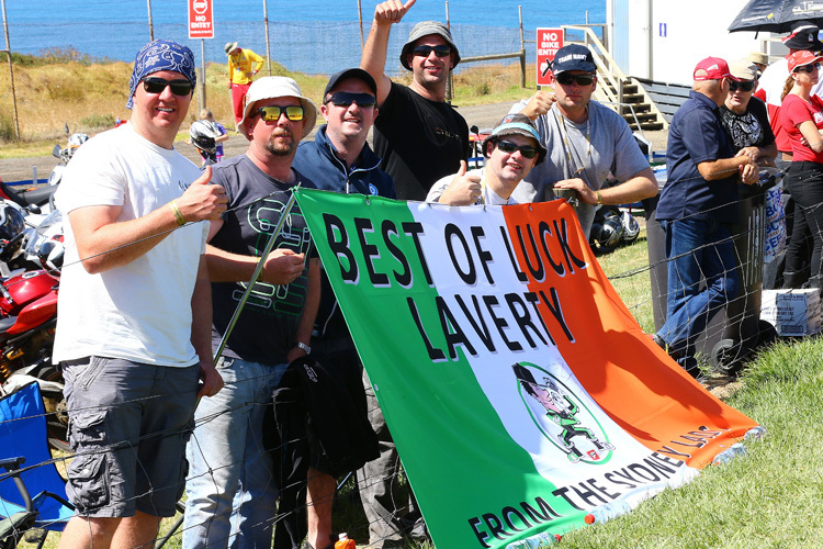 Die irischen Laverty-Fans aus Sydney
