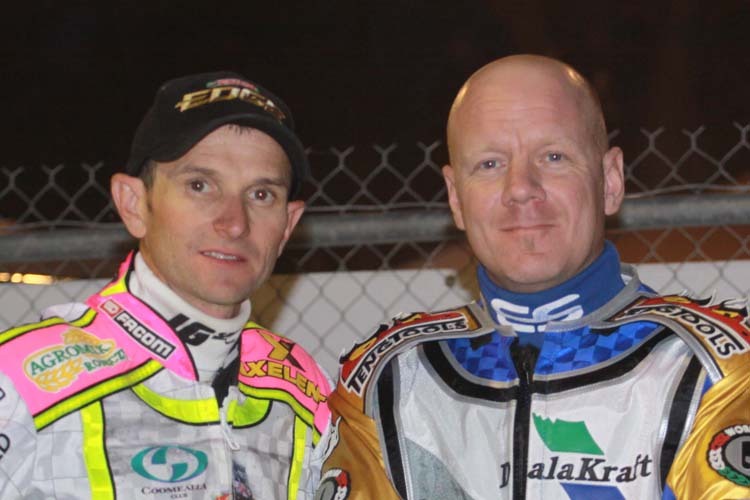 Leigh Adams (li.) und Tony Rickardsson