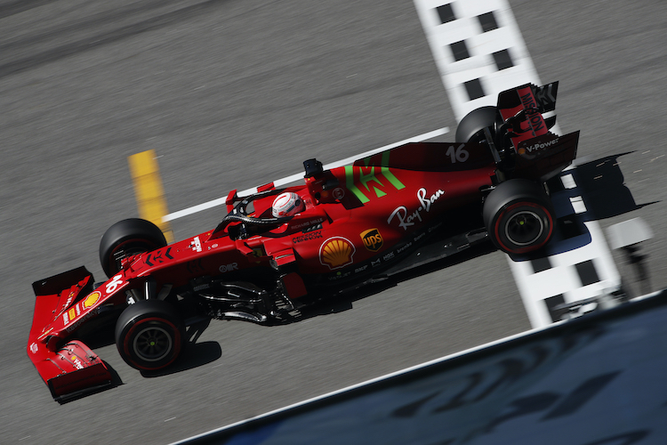 Charles Leclerc erreichte mit Platz 4 das bestmögliche Quali-Resultat