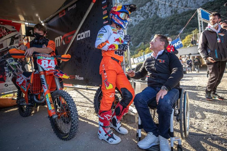 Jeffrey Herlings mit Pit Beirer