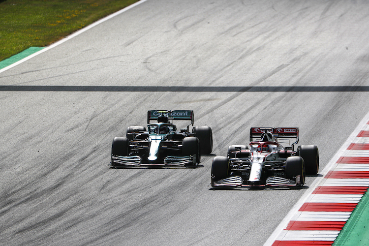 Sebastian Vettel und Kimi Räikkönen