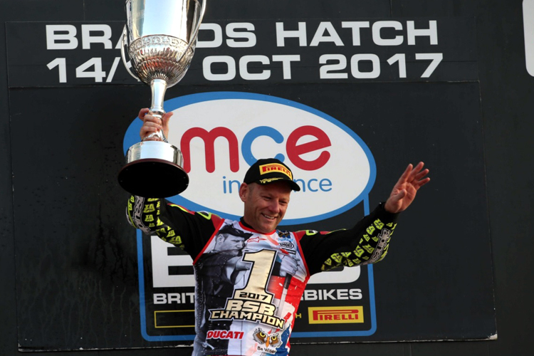 Shane Byrne feierte in Brands Hatch seinen sechsten BSB-Titelgewinn