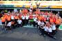 Die McLaren-Mannschaft feiert in Monza ihren Doppelsieg