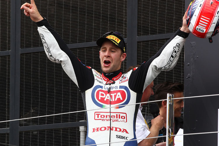 Wenn einer für Honda in der Superbike-WM jubelt, dann Jonathan Rea