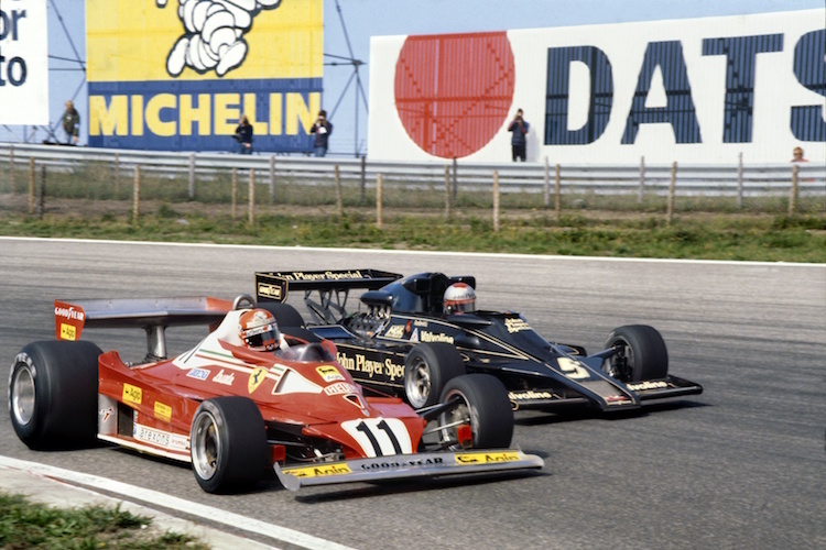 Niki Lauda gegen Mario Andretti 1977: Der Amerikaner hat mehr Erfolge, der Österreicher wird aber Weltmeister