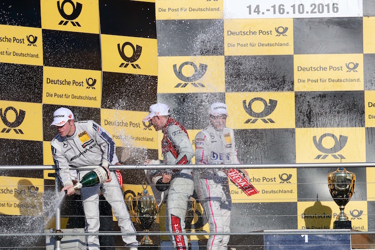 Zwei Mercedes-Fahrer fuhren auf das Podium