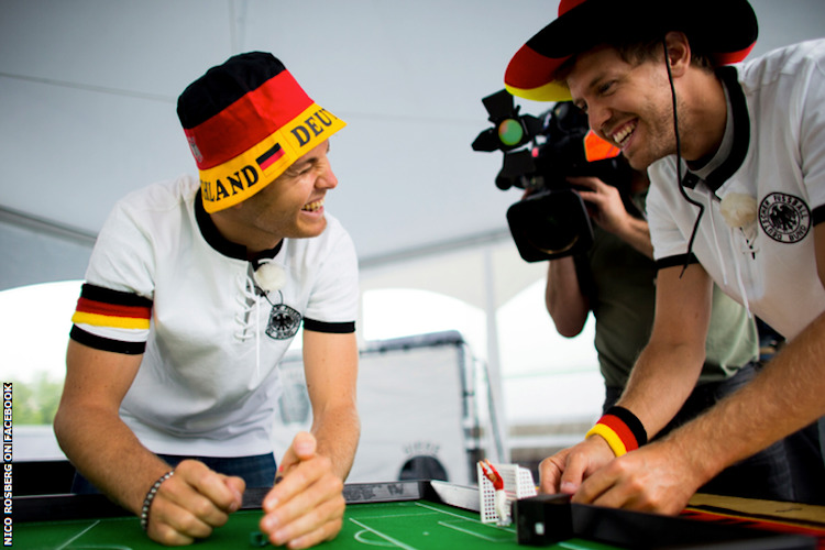 Nico Rosberg und Sebstian Vettel in Montreal 2014