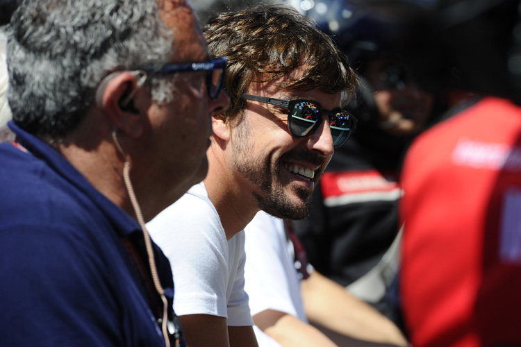 Begeistert von der MotoGP: Fernando Alonso