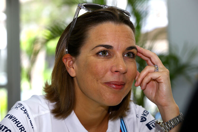 Claire Williams freut sich über die Fortschritte ihres Teams