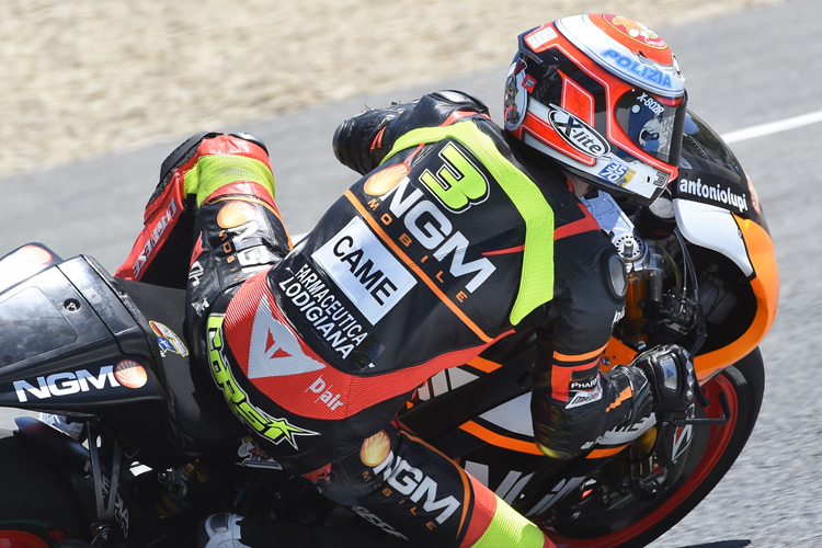 Simone Corsi war 2,5 sec langsamer als Colin Edwards