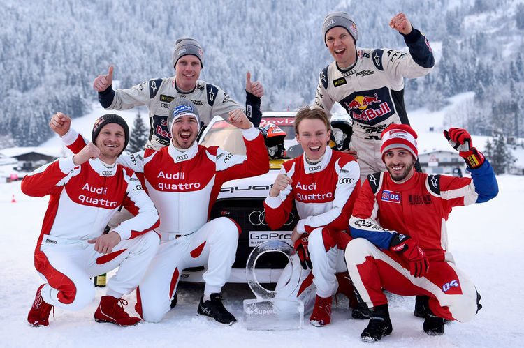 Die Teilnehmer des Audi quattro #SuperQ 