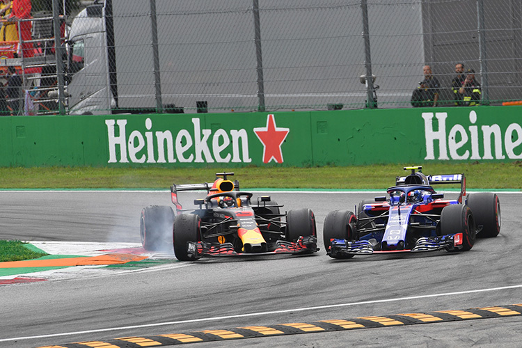 Daniel Ricciardo gegen Pierre Gasly
