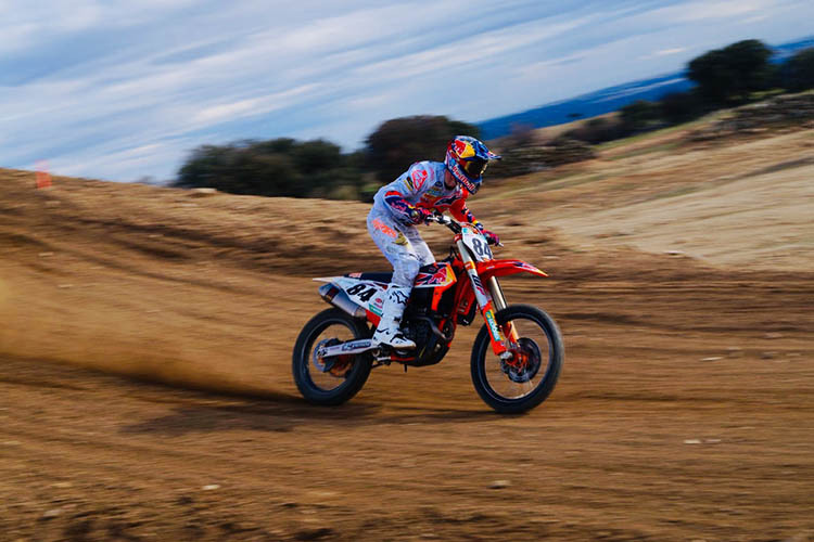 Jeff Herlings beim Training in Madrid