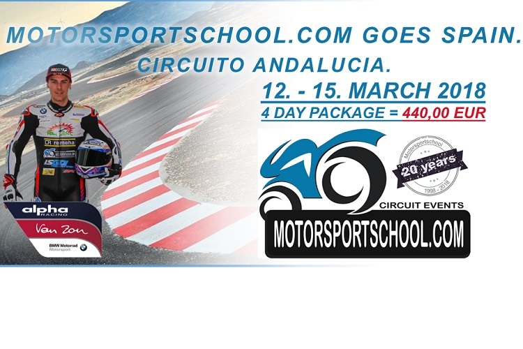 Den Saisonbeginn vorverlegen - auf dem neuen Circuito Andalucia von 12. bis 15. März