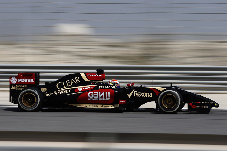 Pastor Maldonado: Noch steckt ein Renault-Motor im Lotus