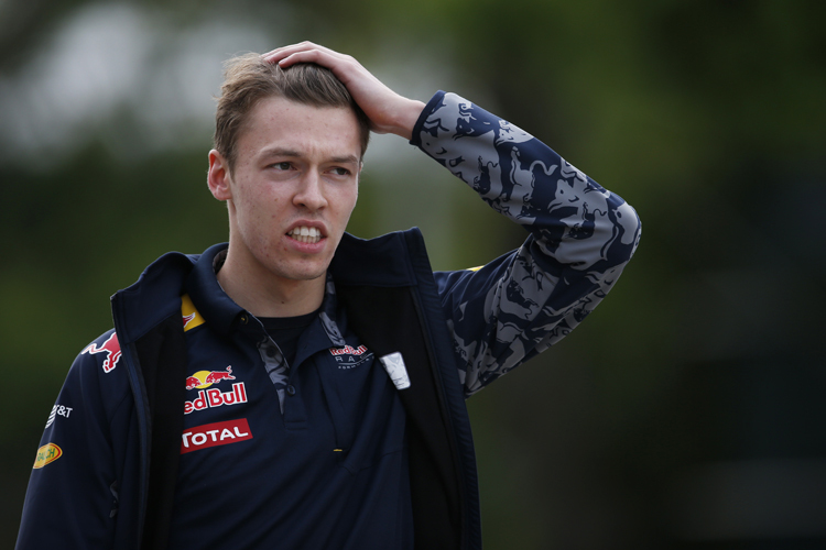 Daniil Kvyat muss sein Red Bull Racing-Cockpit räumen