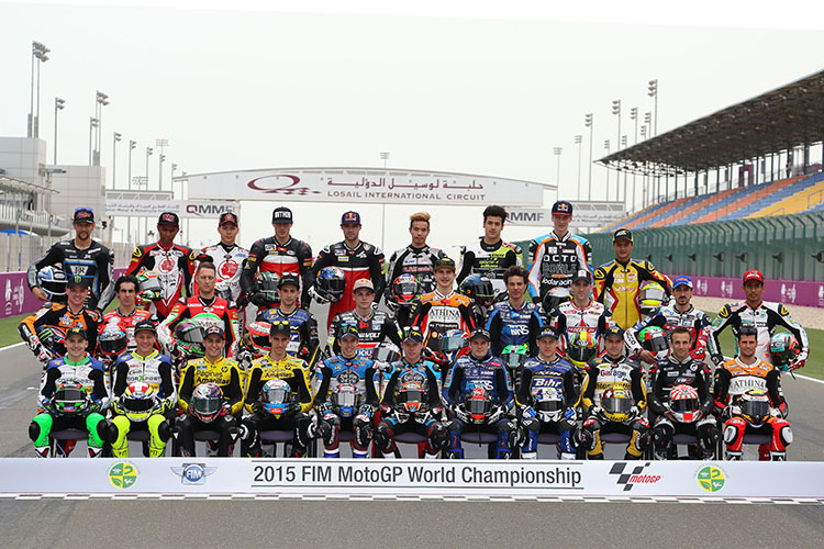 Die Moto2-Piloten der Saison 2015