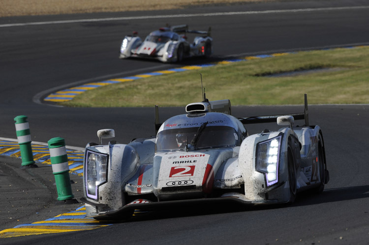 Immenser Aufwand: Audi mit vier R18 beim Testtag