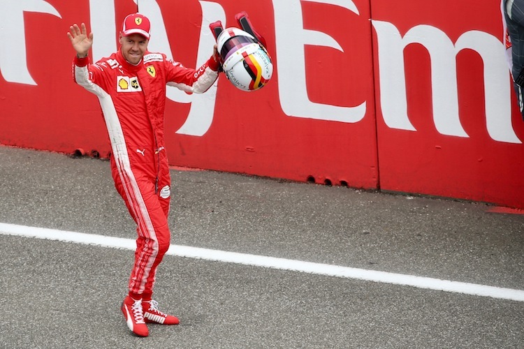 Beste Chancen auf den Sieg: Pole-Setter Sebastian Vettel hat auf dem Hockenheimring die Chance, seinen 52. GP-Triumph zu feiern