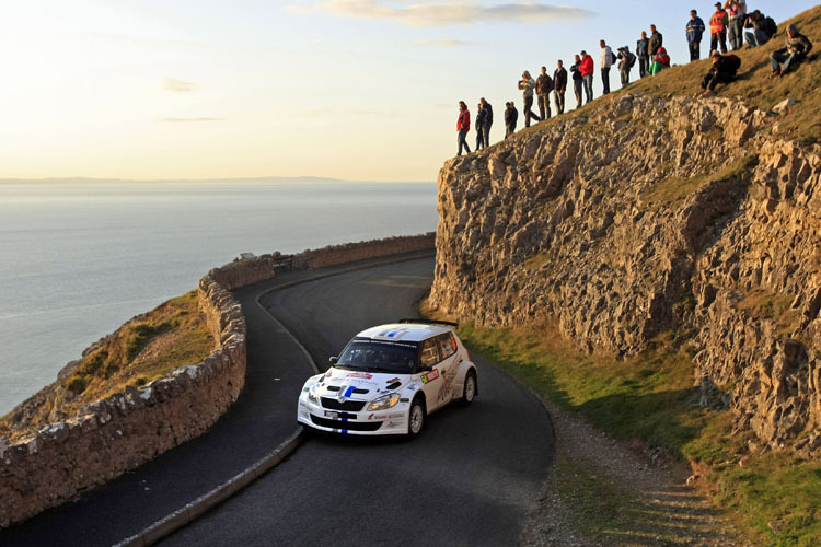 Kevin Abbring 2011 bei der Rallye Wales