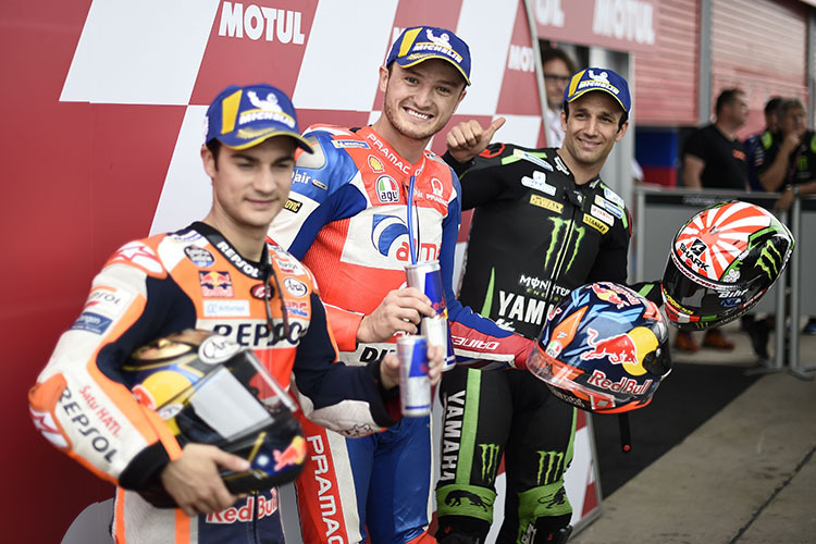 Dani Pedrosa, Jack Miller und Johann Zarco