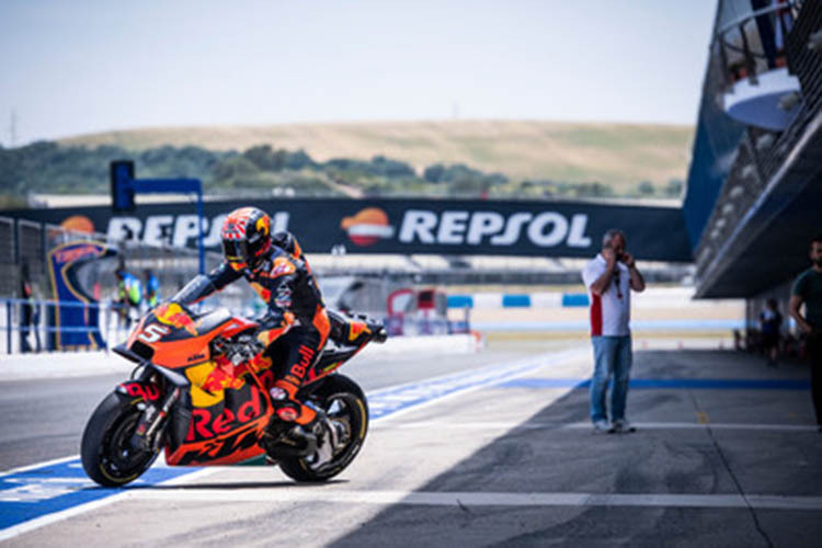 Johann Zarco in Jerez