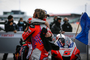 Jack Miller und Johann Zarco im Parc Fermé von Le Mans