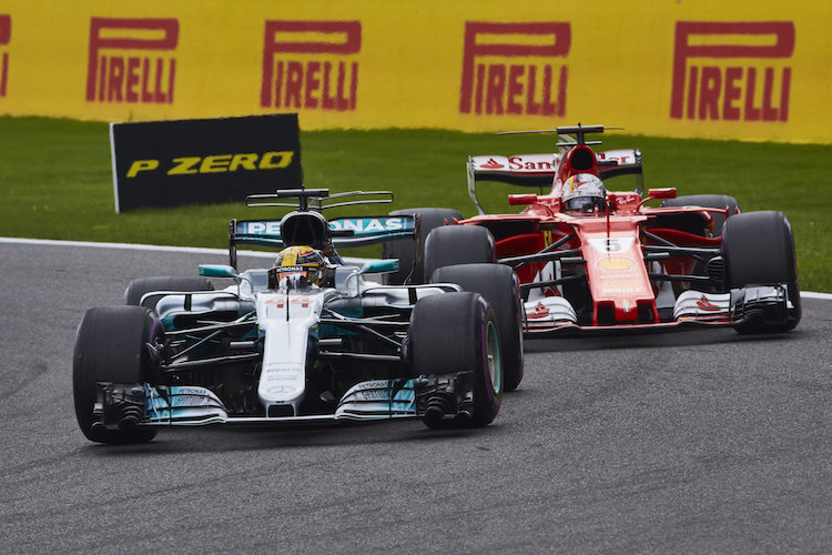 Lewis Hamilton und Sebastian Vettel