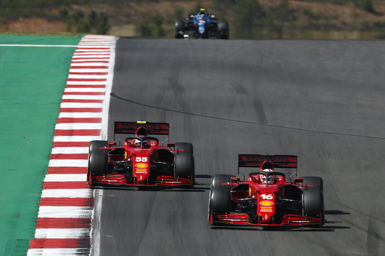 Charles Leclerc und Carlos Sainz waren nach dem Portugal-GP enttäuscht