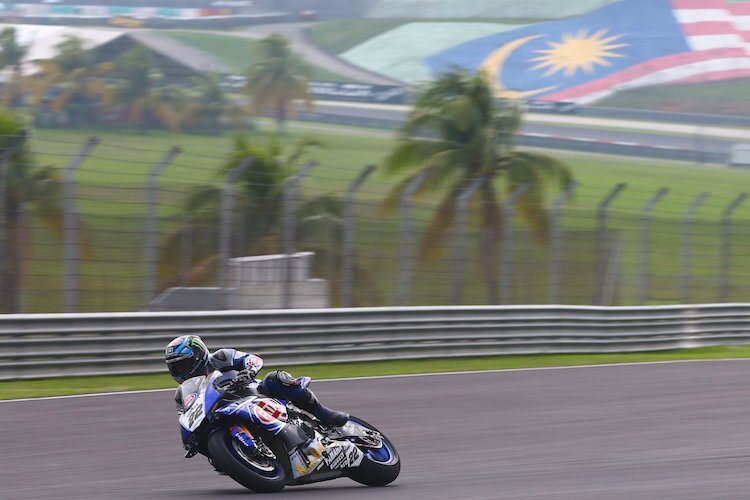 Alex Lowes in Sepang