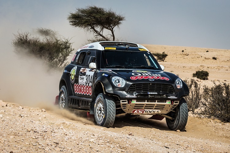 Nasser Al-Attiyah im Mini von X-raid