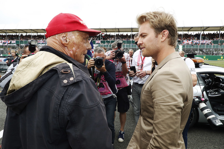 Niki Lauda und Nico Rosberg