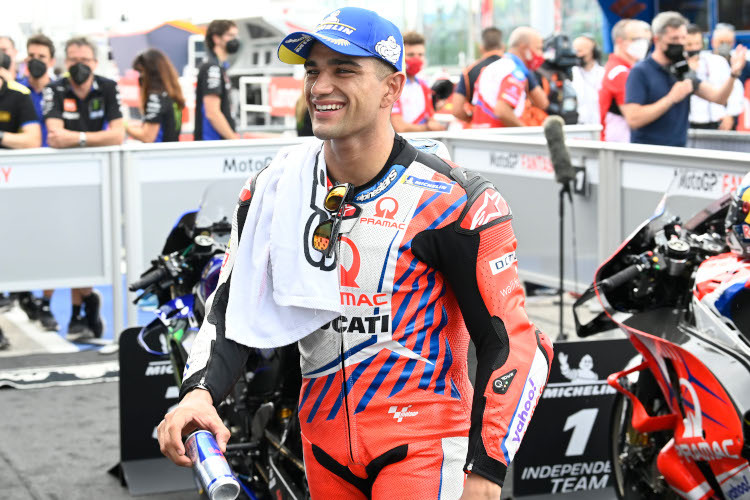 Jorge Martin: Als bester Independent-Team-Fahrer im Parc fermé