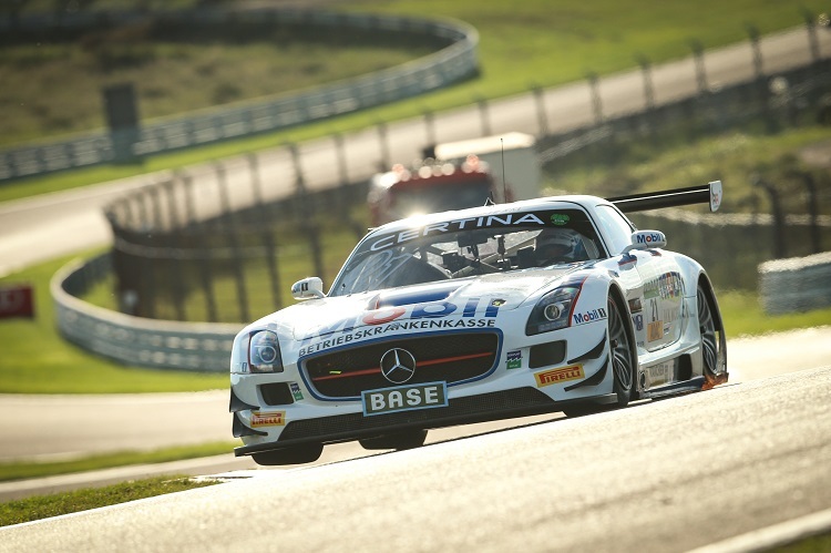 Siegerwagen des ersten Laufs im niederländischen Zandvoort: Der Mercedes SLS AMG GT3 von Sebastian Asch und Luca Ludwig