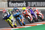 Die Asse der Junioren-WM 2022: Salvador (38), Sieger Rueda (99) und Farioli (7). Sie steigen alle in der Moto3-WM 2023 auf
