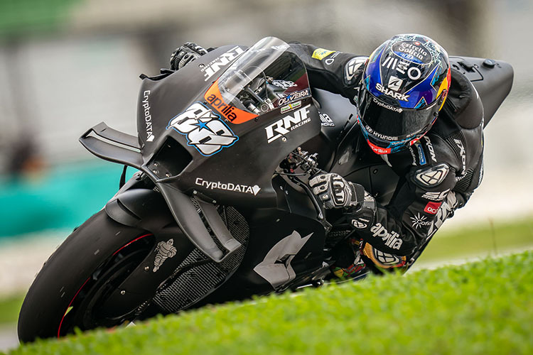 Miguel Oliveira auf der RNF-Aprilia: Das Team hat sich von Yamaha getrennt
