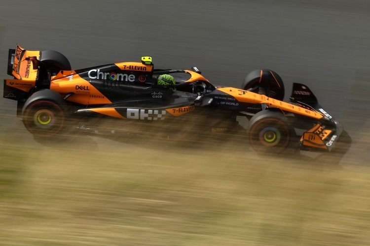 Lando Norris im verbesserten McLaren