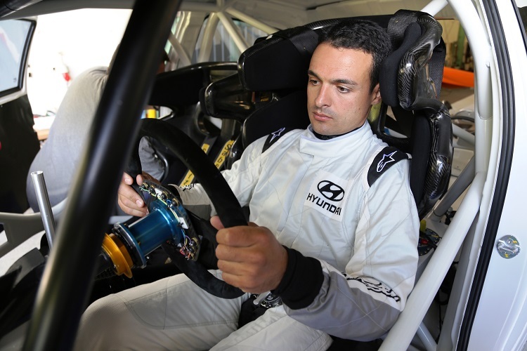 Bryan Bouffier im Hyundai i20 WRC