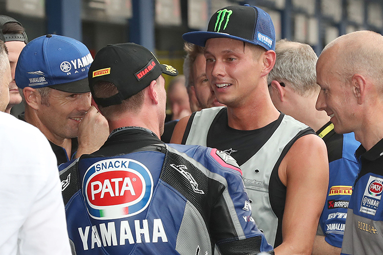 Gute Teamkollegen: Alex Lowes und Michael van der Mark