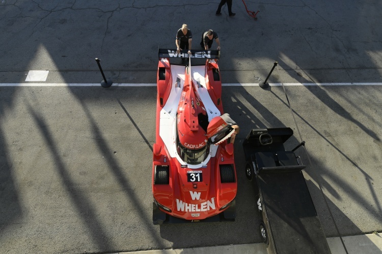 Im ersten freien Training beim Petit Le Mans an der Spitze: Der Cadillac DPi von Action Express Racing